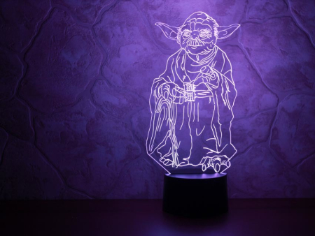 3D светильник  Йода