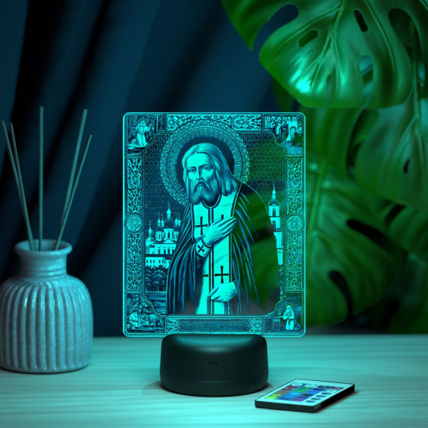 3D светильник  Светильник "Серафим Саровский"