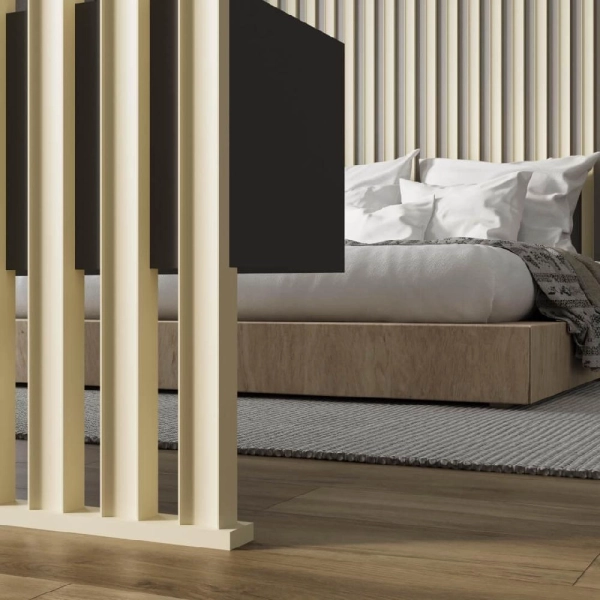 Интерьерная Рейка МДФ STELLA Планкен Рекесс De Luxe Palomino 19*50*2700 (уп.4 шт.)