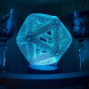 Ночной 3d светильник Абстракция 9