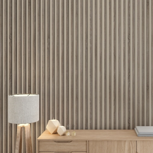 Рейка Интерьерная МДФ Stella Модель 12 Standart Дуб Винтаж 2800х27х12 (упак.15шт.)