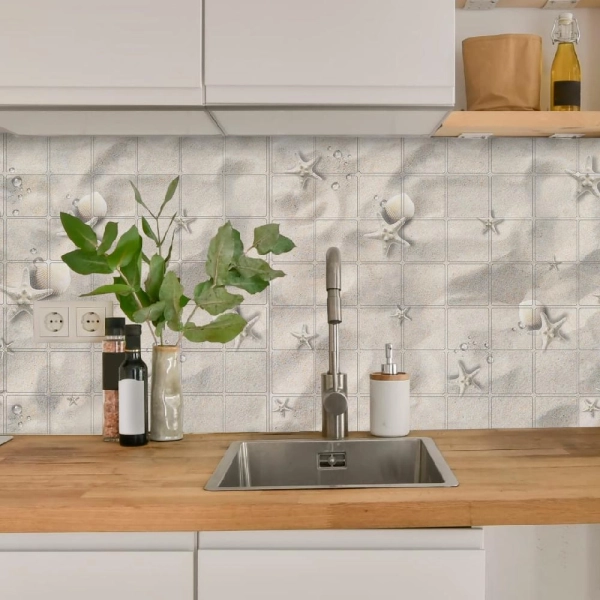 Панель ПВХ 0,2 мозаика «Побережье» Stella