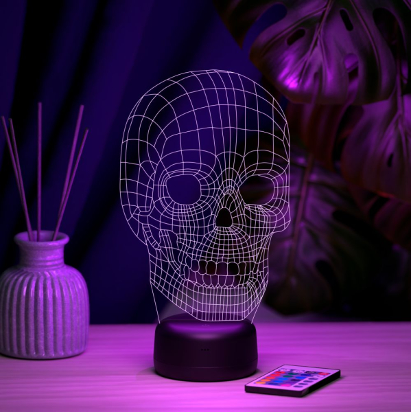 3D светильник  Светильник "Череп"