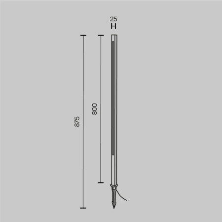 Ландшафтный светильник Outdoor O440FL-L12GF3K