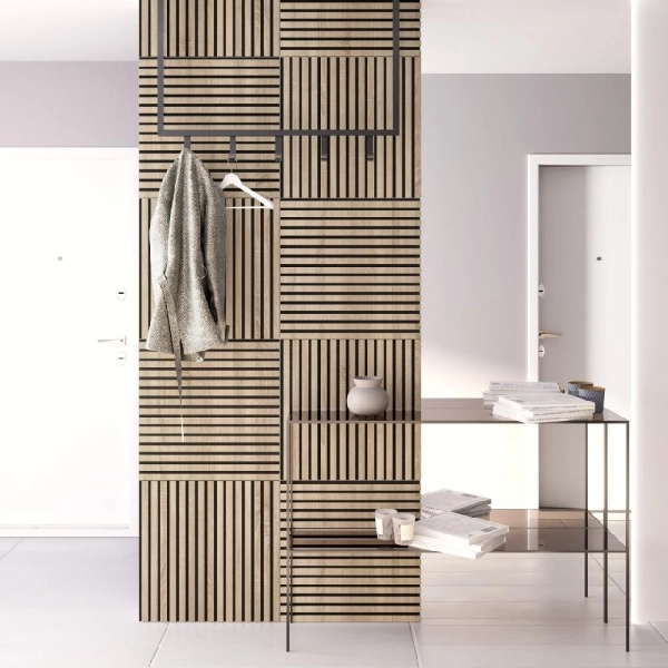 2К Панель Стеновая Акустическая Stella Comfort Standart Дуб Сонома 600х600х9 (уп.1шт.)