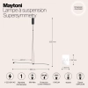 Подвесной светильник Maytoni P096PL-L11BK1