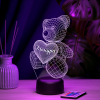 3D светильник  Светильник "Мишка с именем Эльнура"