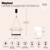 Подвесной светильник Maytoni MOD280PL-L23B3K
