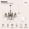 Люстра Maytoni RC247-PL-10-R