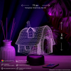 3D светильник  Светильник "Домик"