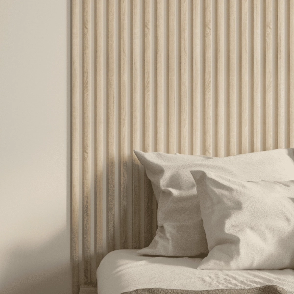 2К Интерьерная рейка МДФ Stella Милана Standard Дуб Сонома 20*30*2700 (уп.8 шт.)