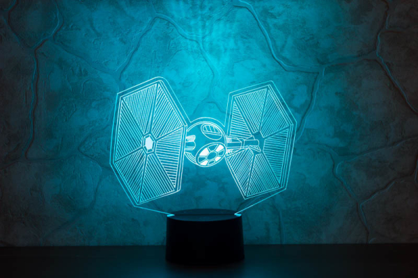 3D светильник  СИД - Истребитель