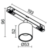Трековый светильник Technical TR132-4-7W-DS-BS