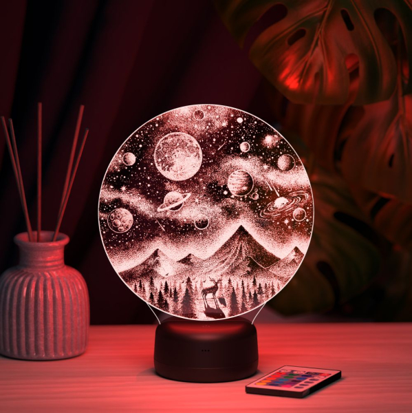 3D светильник  Светильник "Парад планет"