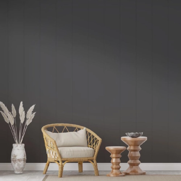 2К Панель МДФ Classic Stella De Luxe 2700х200х6 Black Lead (упак. 8 шт.)