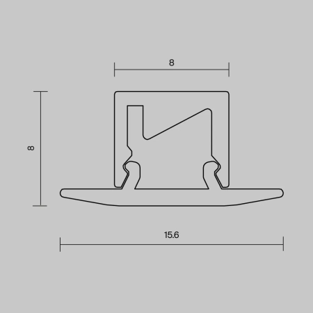 Профиль Led Strip 636021