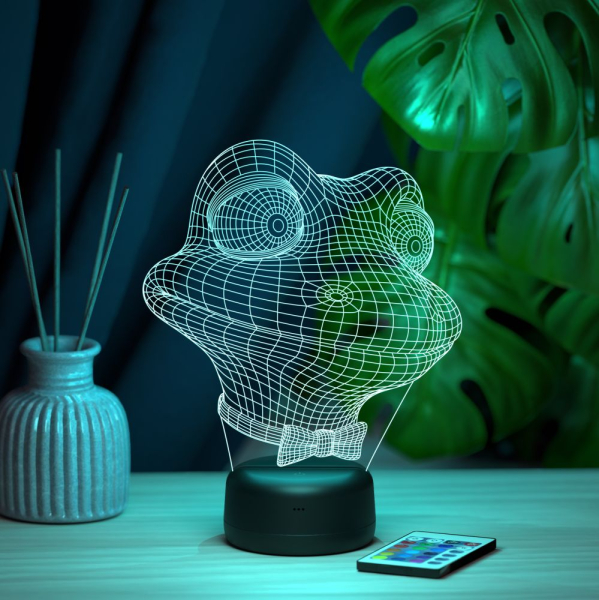 3D светильник  Светильник "Лягушонок"