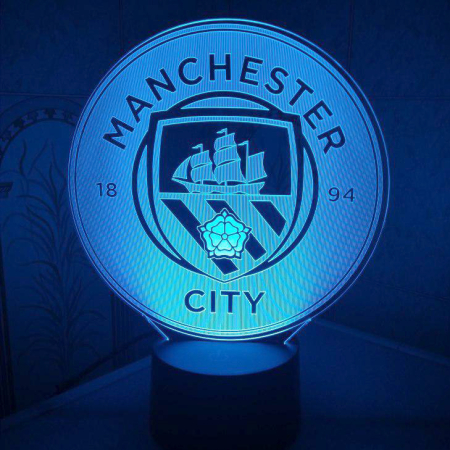 3D светильник  Manchester City (Манчестер Сити)