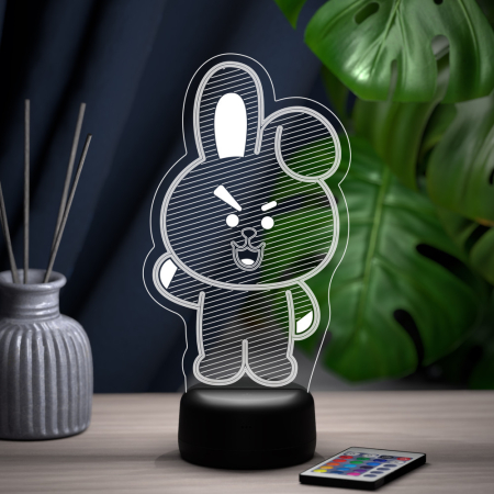3D светильник  Светильник "Злой заяц"