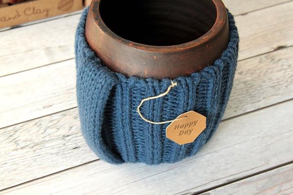 Вязаная кружка "Джин"