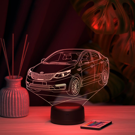 3D светильник  Светильник "Автомобиль Kia Rio"
