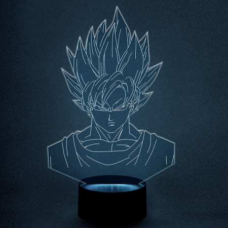 3D светильник  Сон Гоку Жемчуг дракона