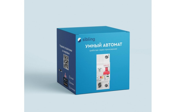 Автомат на 16А (с расходомером) Sibling Powerswitch-A16