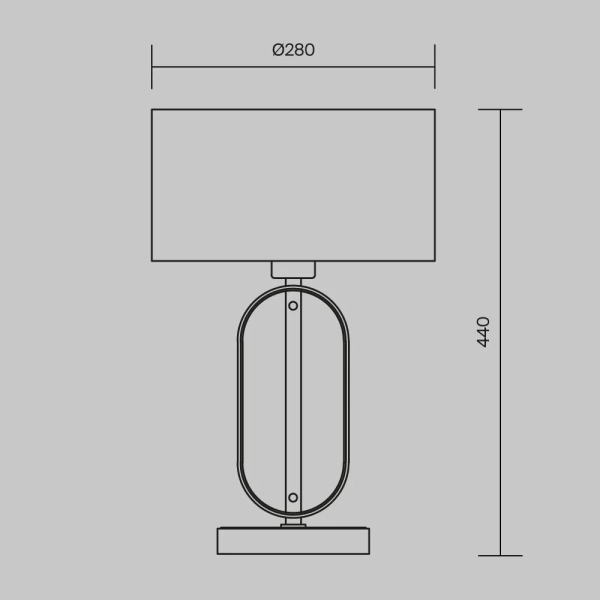 Настольный светильник Maytoni MOD099TL-01G