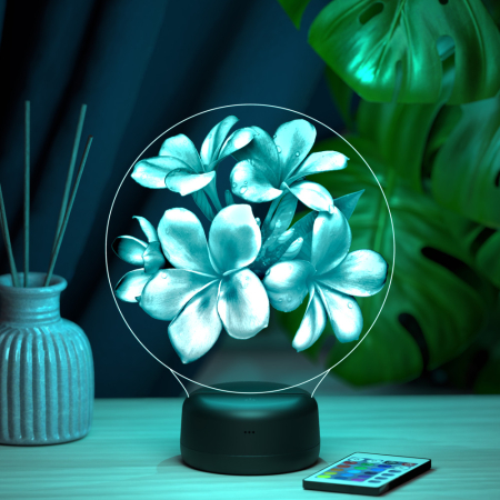 3D светильник  Светильник "Цветы Франжипани"