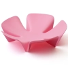 Ваза для фруктов flower, розовая