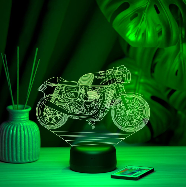 3D светильник  Светильник "Мотоцикл Triumph"