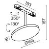 Трековый светильник Technical TR131-2-15W3K-B