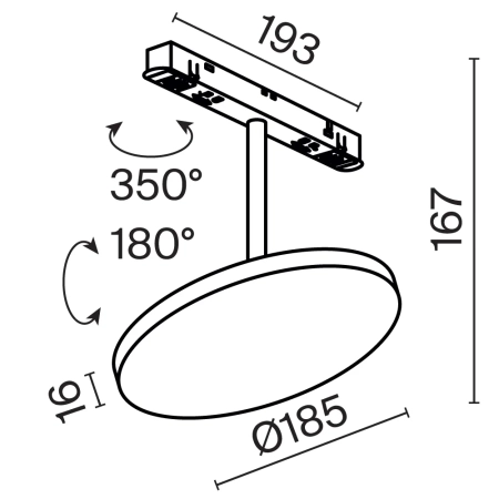 Трековый светильник Technical TR131-2-15W3K-B