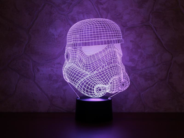 3D светильник  Штурмовик клонов