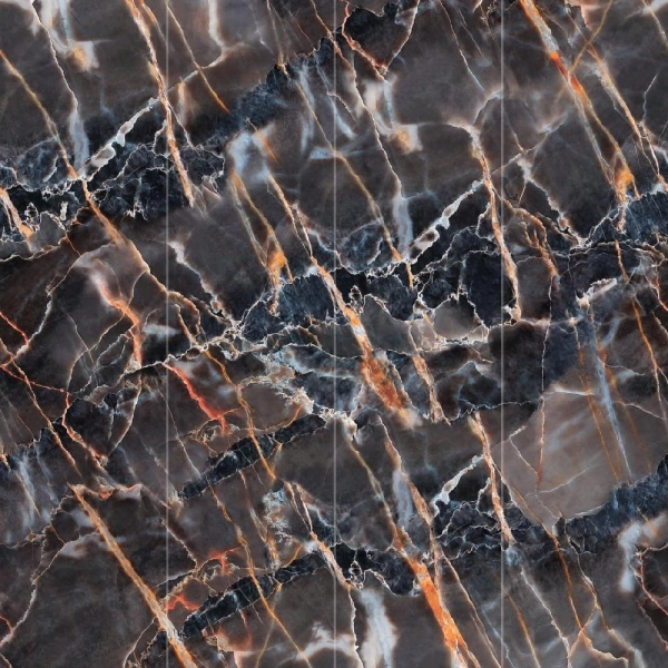 Панель ПВХ Stella Slim 5мм Light Мрамор Барокко М-011 2600х250х5 (15шт.упак.)