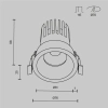 Встраиваемый светильник Technical DL117-15W-2.7K-B