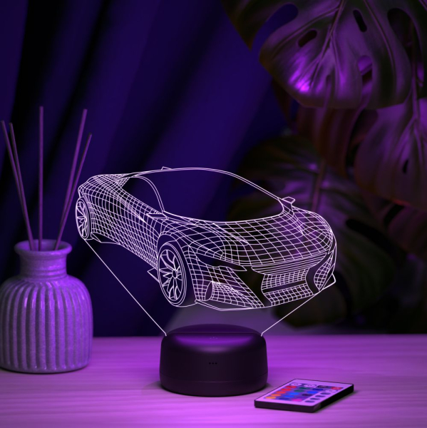3D светильник  Светильник "Спорткар"