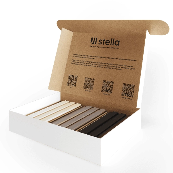 Sampleboх (LC) Реечные панели МДФ Beats, Wave Stella №1