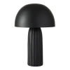 Лампа настольная texture sleek, D24х37 см, черная