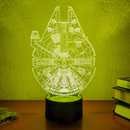 3D светильник  Сокол тысячелетия