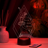 3D светильник  Светильник "Фигуристка"