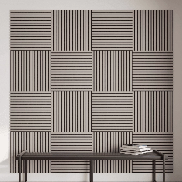 Панель Стеновая Акустическая Stella Comfort De Luxe Sandgrau 600х600х9 (уп.1шт.)