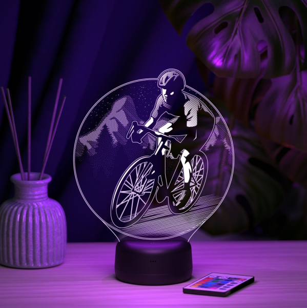 3D светильник  Светильник "Велосипедист #2"