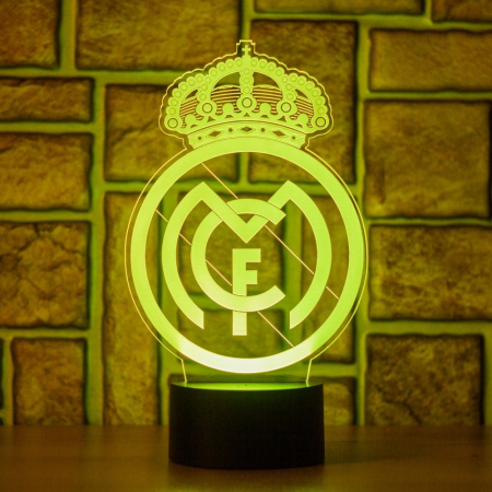 3D светильник  Реал Мадрид