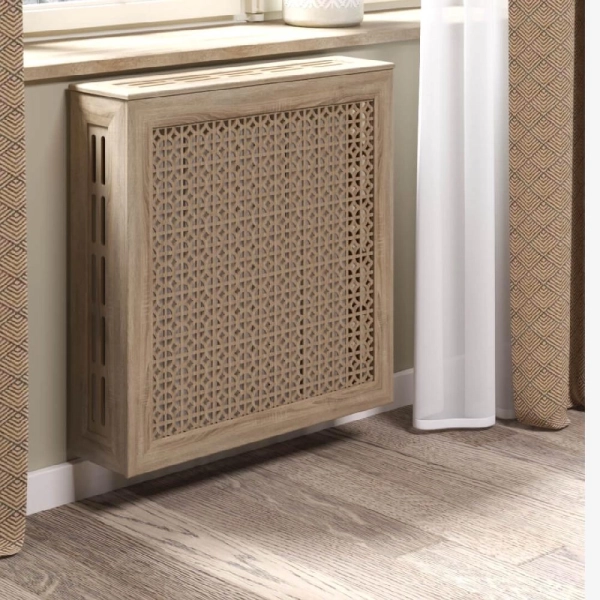 Экран для радиатора 60х60 см Сусанна дуб винтаж STELLA