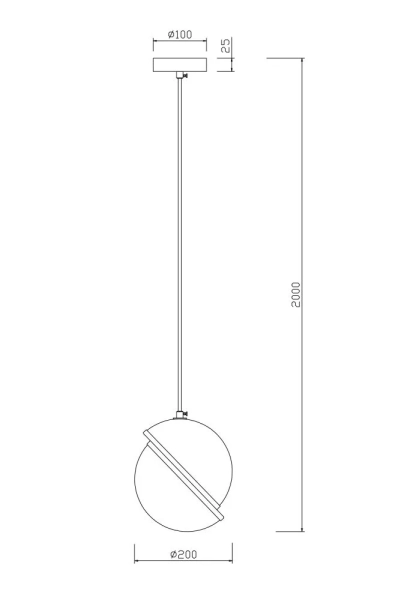 Подвесной светильник Freya FR5181PL-01CH