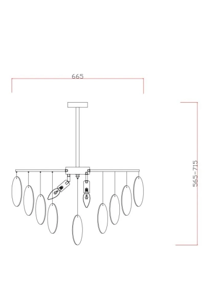 Люстра Freya FR5104PL-06BS2