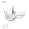 Менажница tiffany, прозрачная