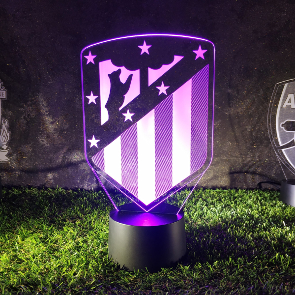 3D светильник  Атлетико Мадрид