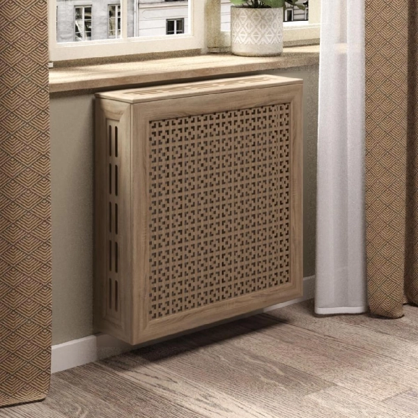 Экран для радиатора 60х60 см Дамаско дуб винтаж STELLA